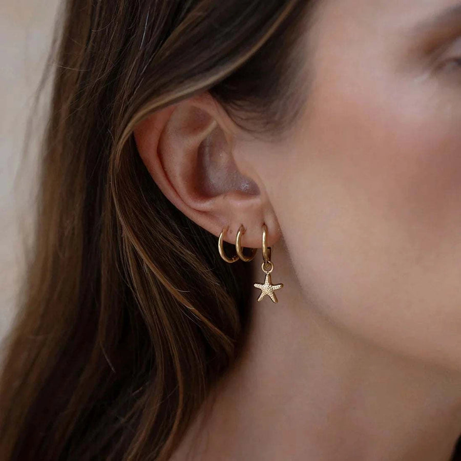 Arms of Eve Sea Star Earrings Gold