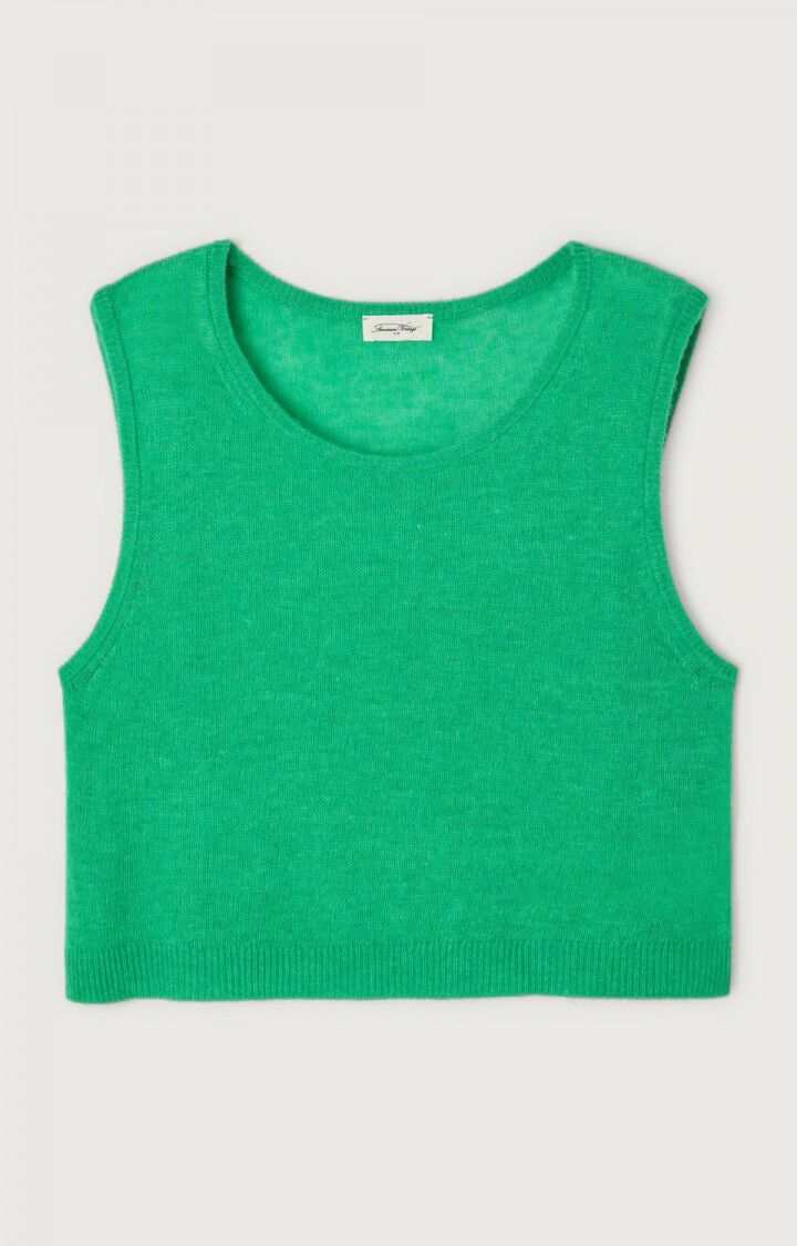 American Vintage Womens Vest Dumy Green Melange