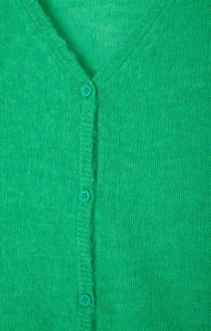American Vintage Womens Cardigan Dumy Green Melange