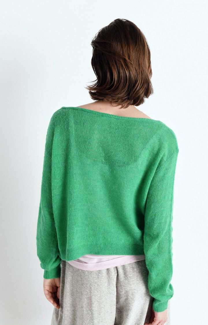 American Vintage Womens Cardigan Dumy Green Melange