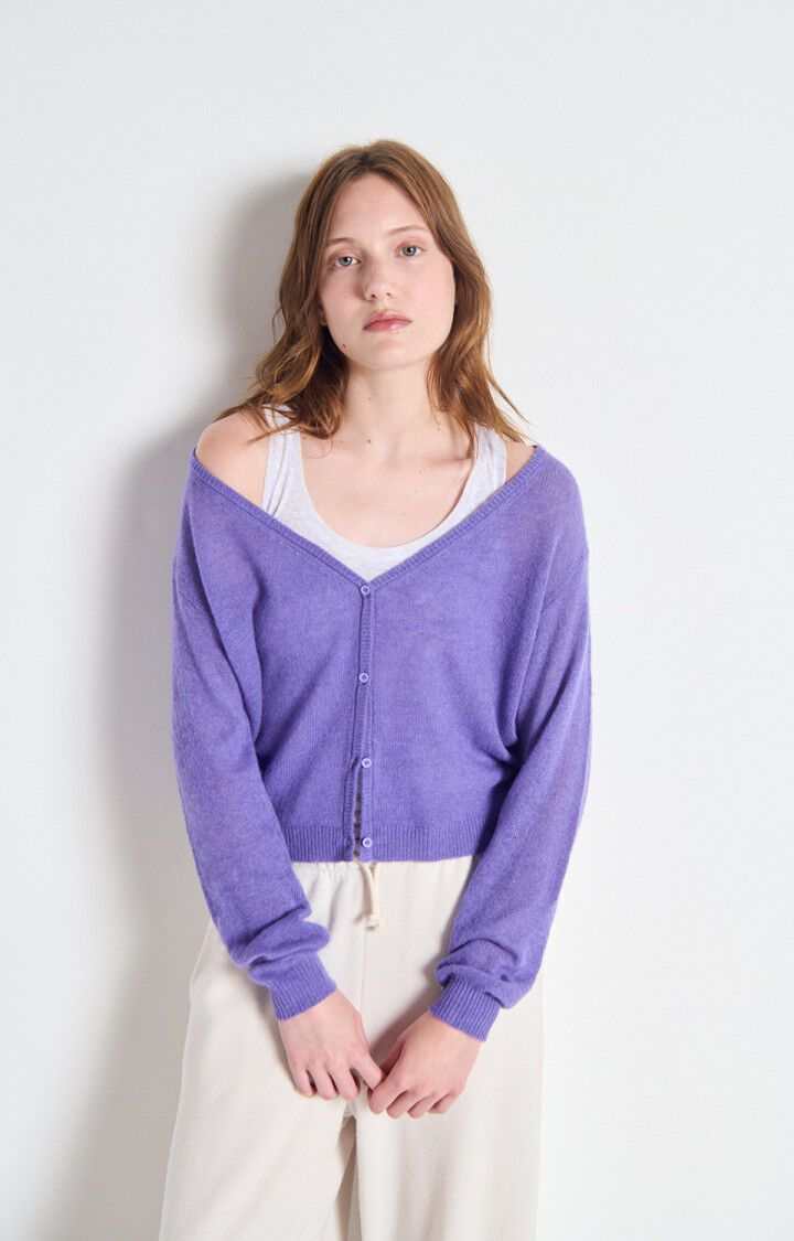 American Vintage Cardigan Dumy Purple