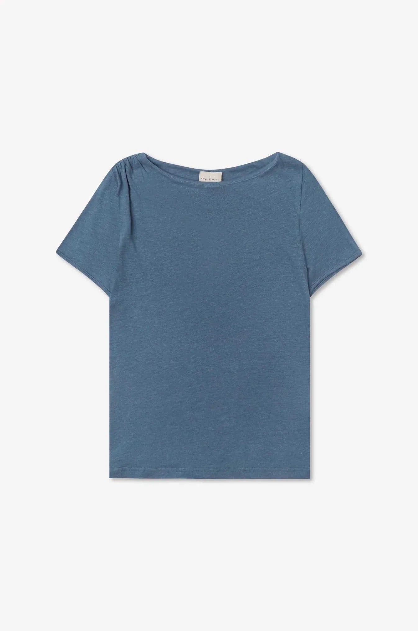 Deiji Studios Drape Tee Blue
