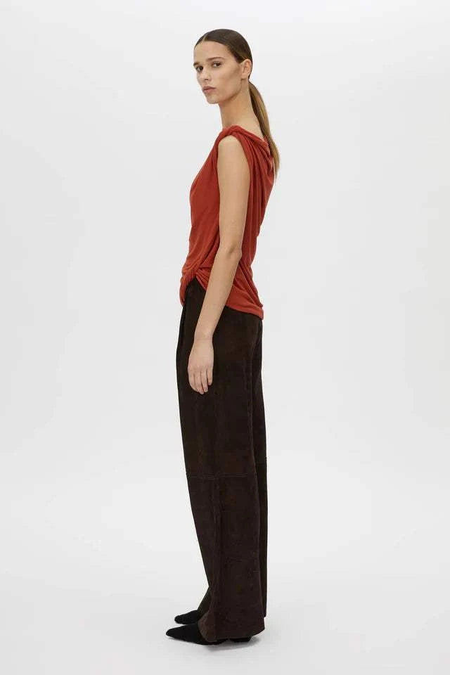 Camilla and Marc Ando Top Terracotta