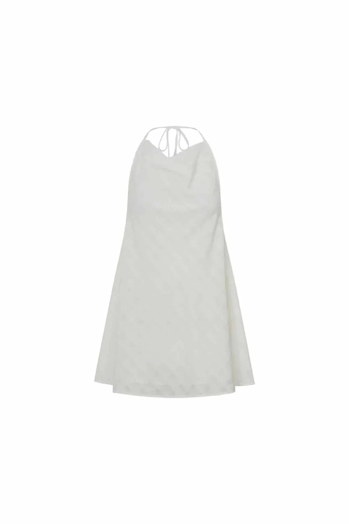 Camilla and Marc Louise Hankerchief Top Soft White Check