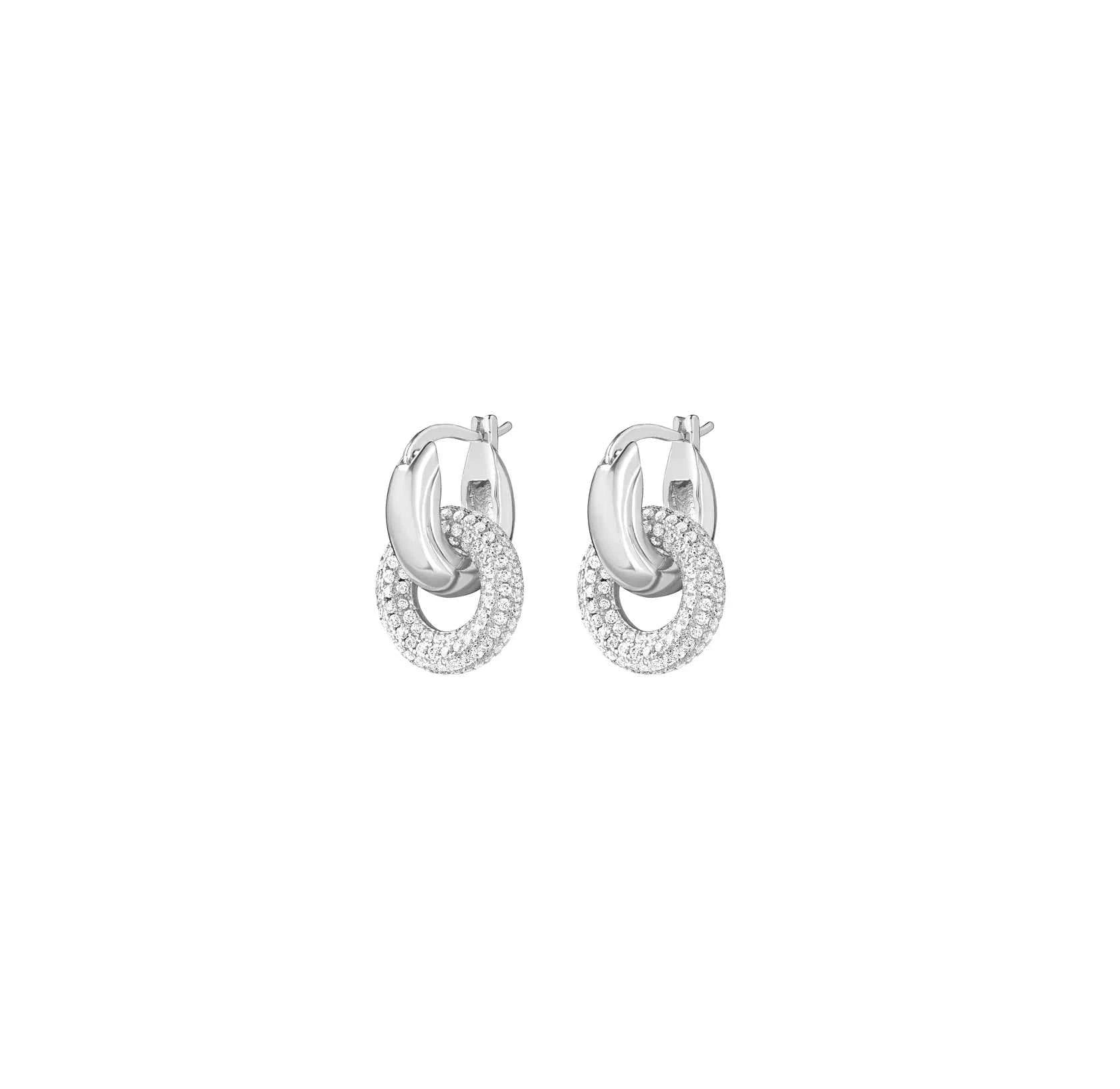 Misuzi Dillion Maddie Hoops Silver