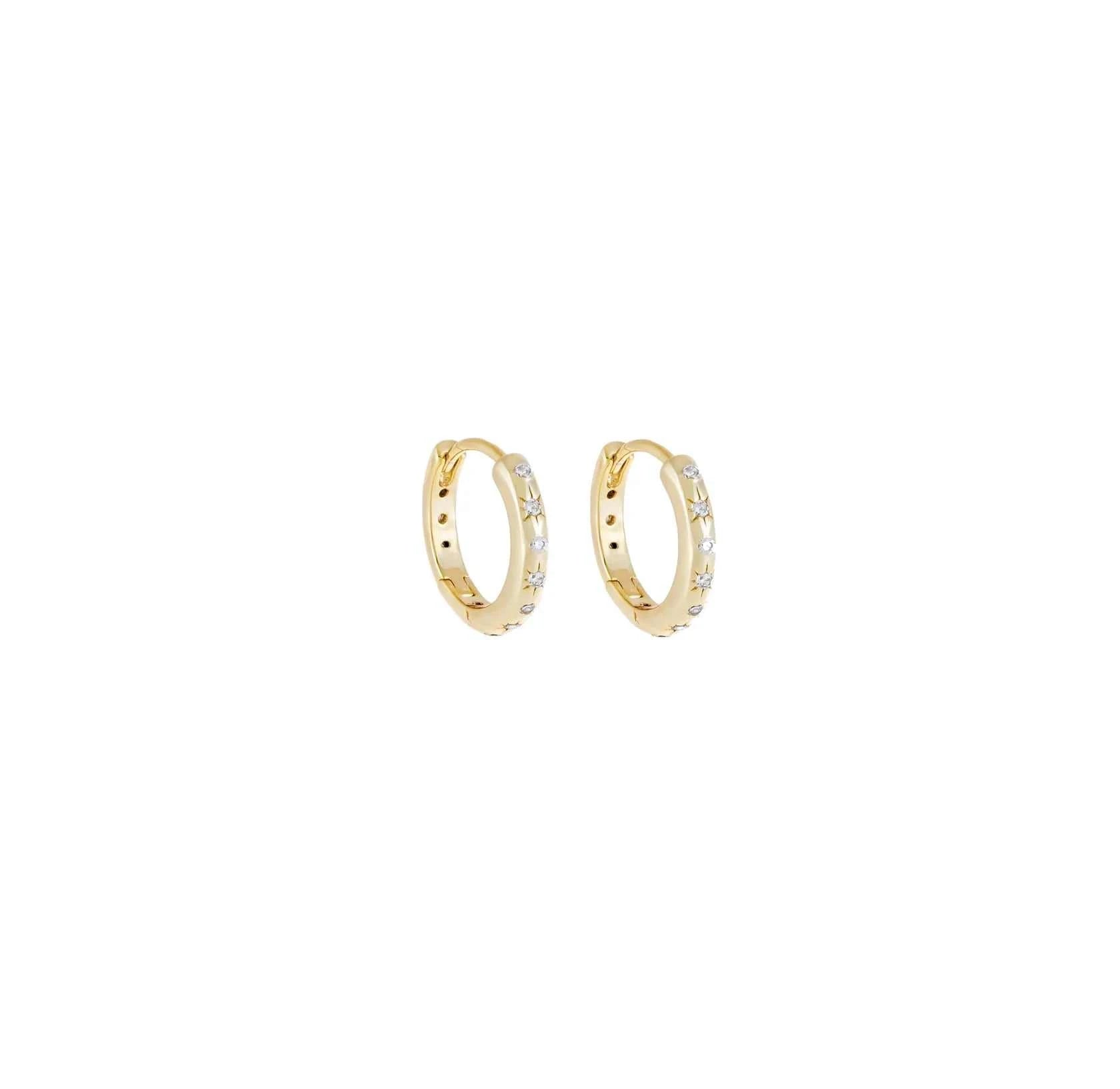Misuzi Dillion Stella Star Hoops Gold