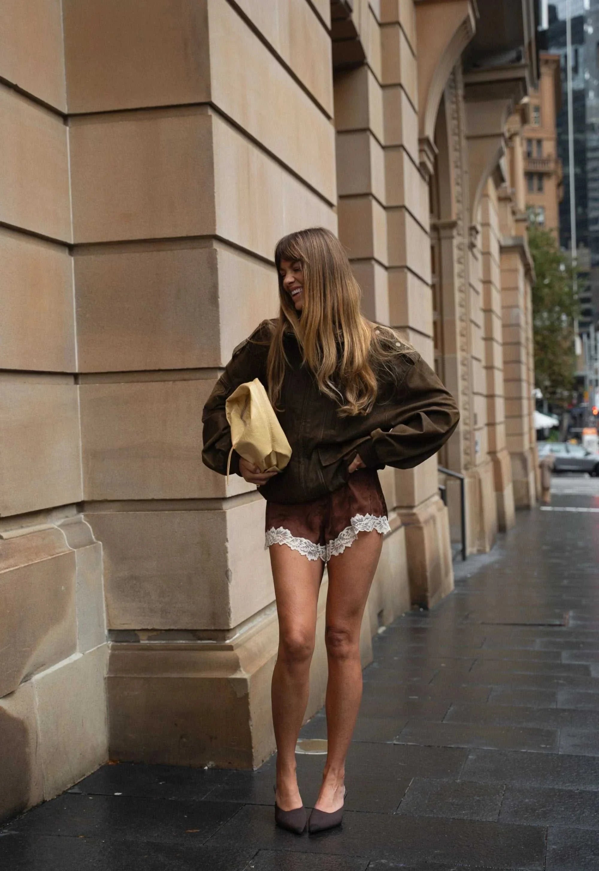Spell Dubois Lace Short Espresso