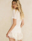 Spell Dubois Lace Short Pearl