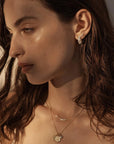 By Charlotte Crystal Dust Hoops 18k Gold Plated