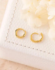 Midsummer Star Super Micro Round Huggies Vermeil Gold