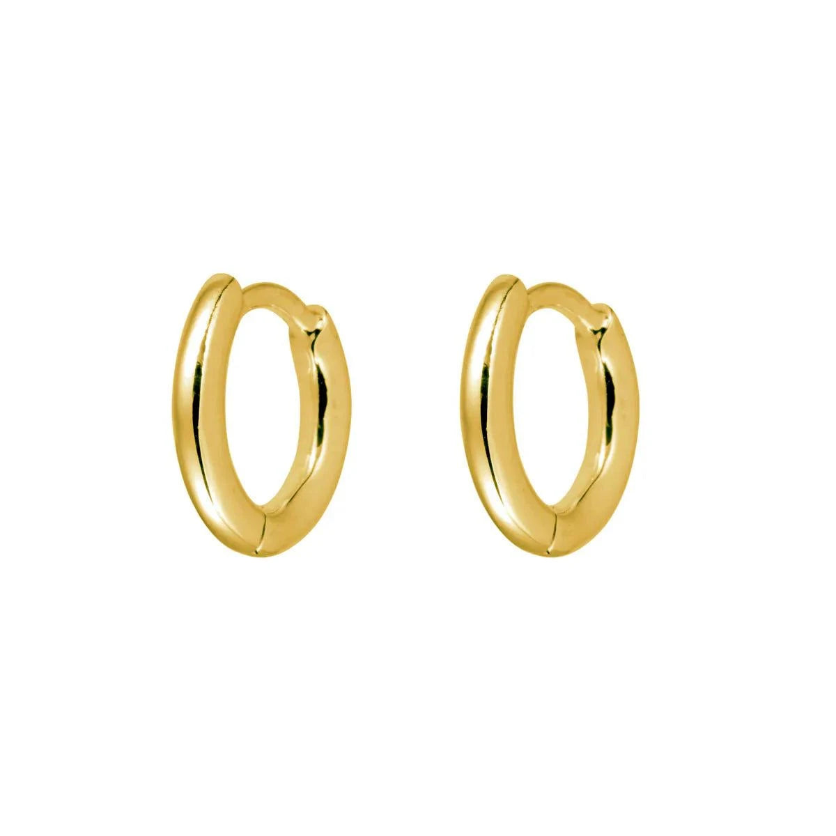 Midsummer Star Super Micro Round Huggies Vermeil Gold