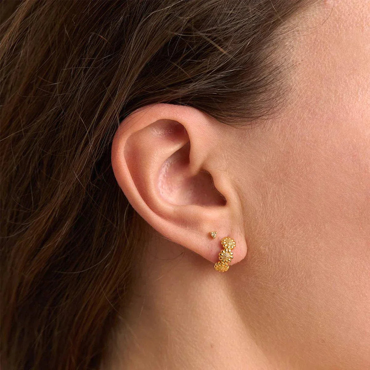 Midsummer Star Sunflower Huggies Gold