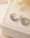Midsummer Star Sunflower Huggies Silver