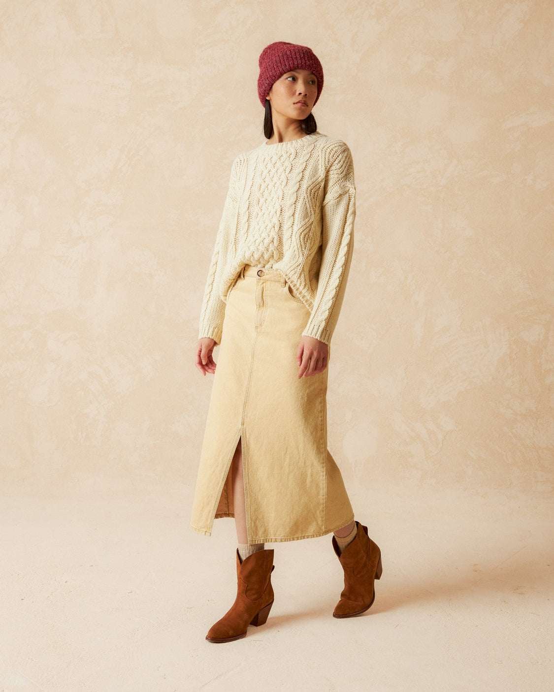 Indi and Cold Jersey Pattern Crudo