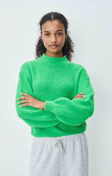 American Vintage Womens Sweater East Fluorescent Frog