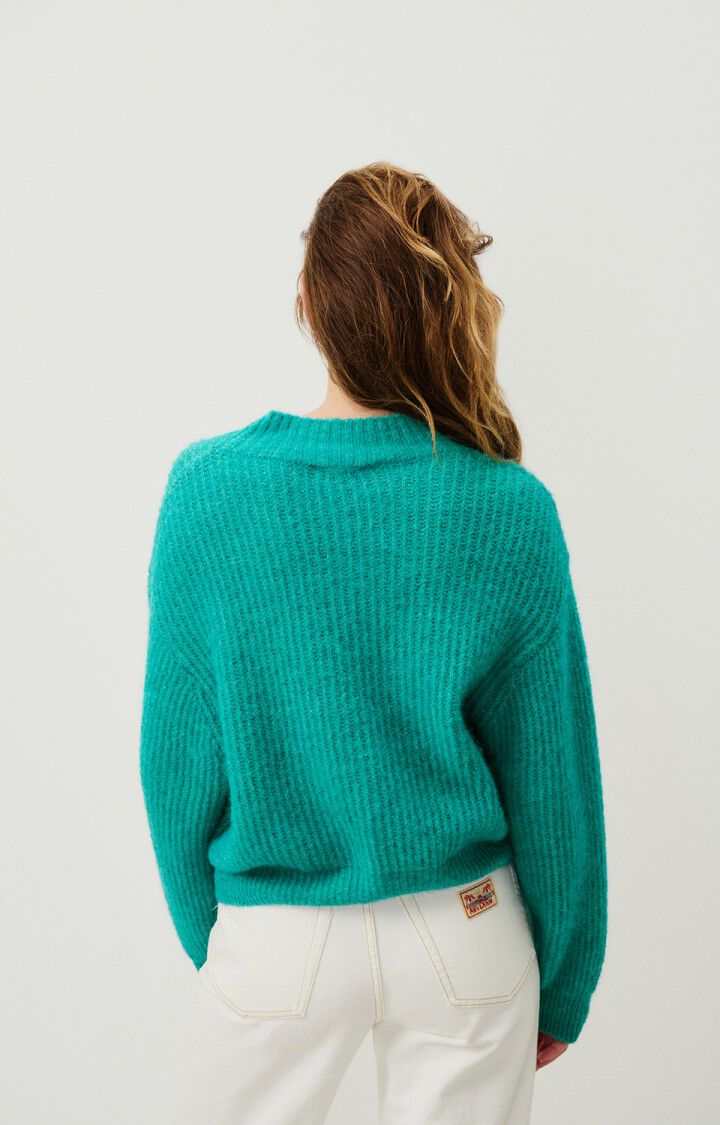 American Vintage East Jumper Melange Duck Blue