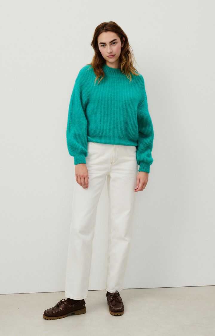 American Vintage East Jumper Melange Duck Blue