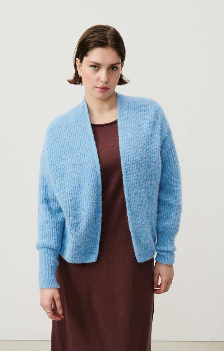 American Vintage Women's Cardigan East Melange Sky