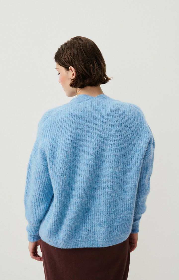 American Vintage Women's Cardigan East Melange Sky