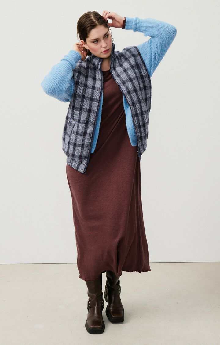 American Vintage Women's Cardigan East Melange Sky