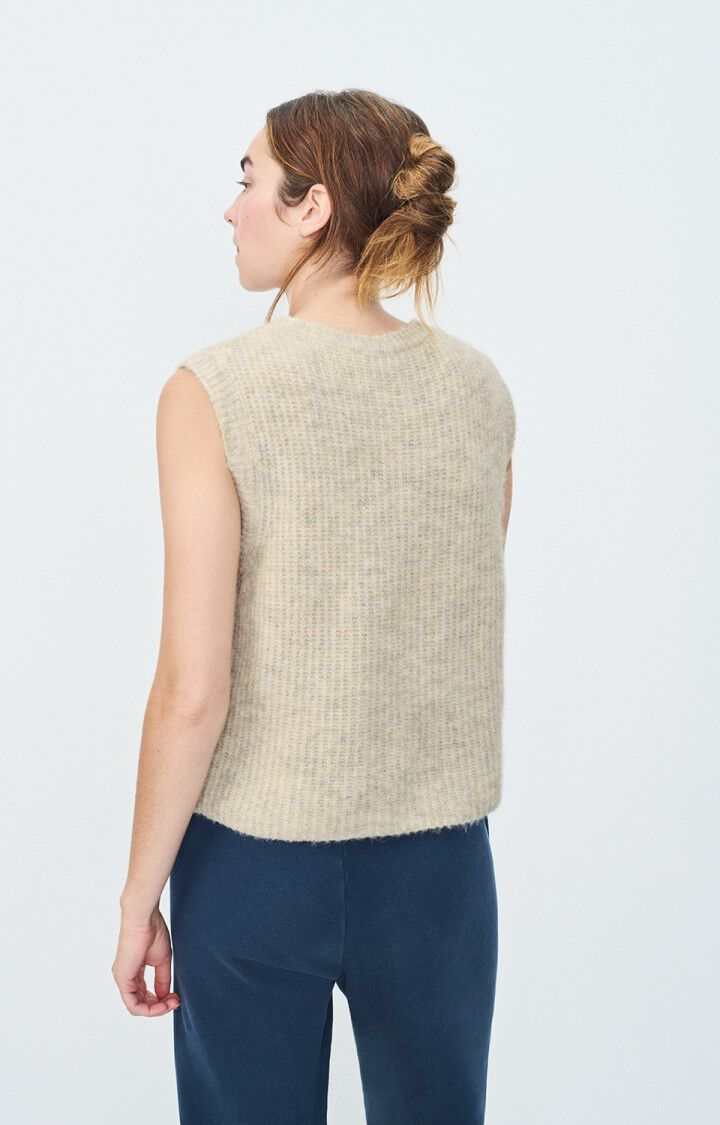 American Vintage East Vest Melange Powder Snow