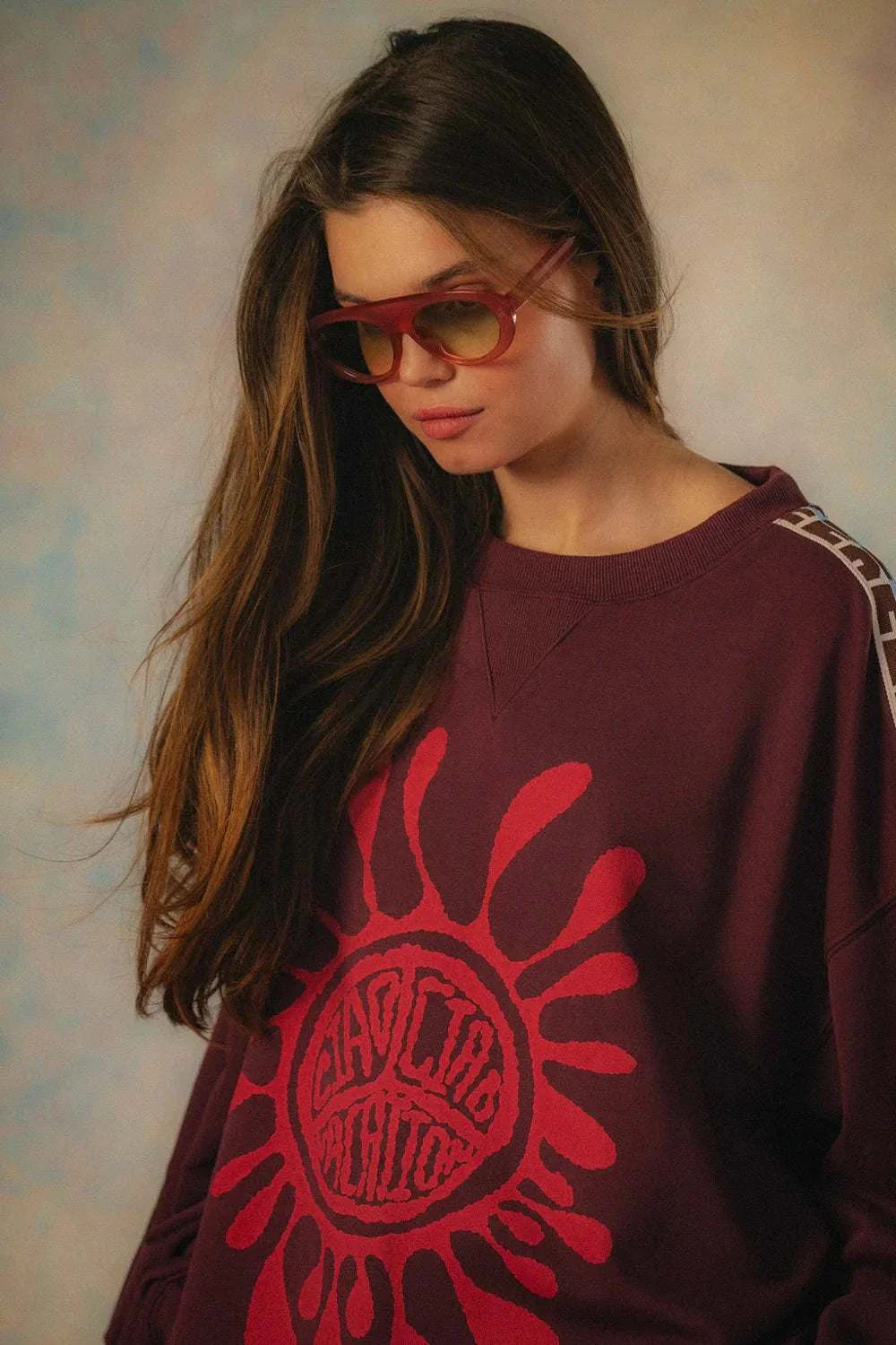 Ciao Ciao Vacation Emboss OS Sweater Multi