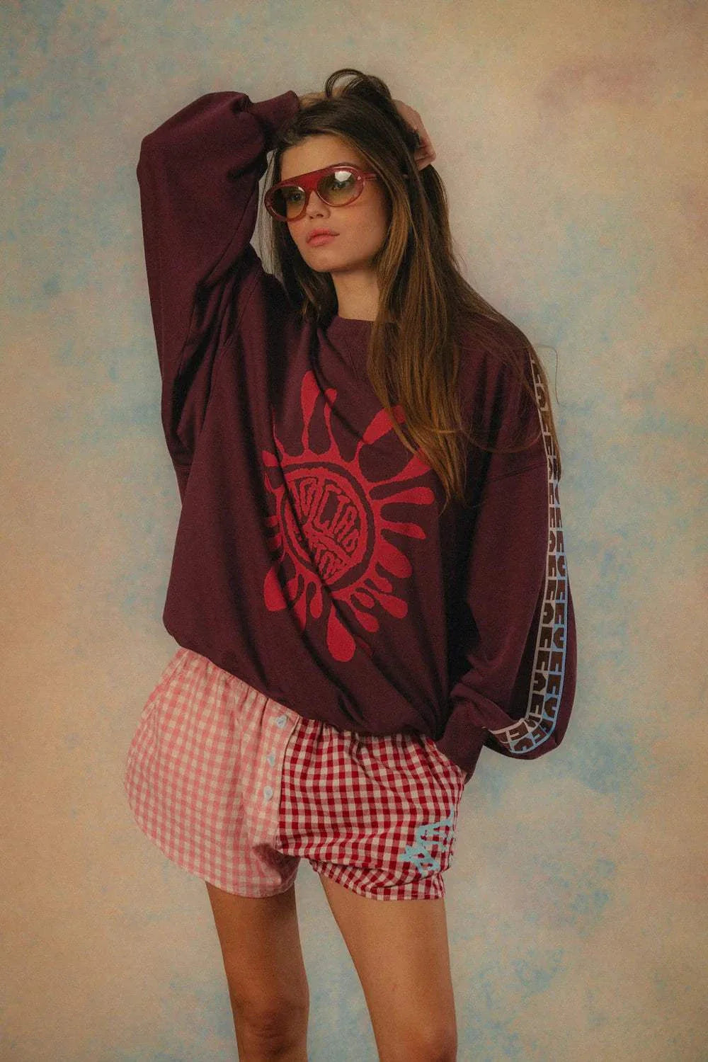 Ciao Ciao Vacation Emboss OS Sweater Multi