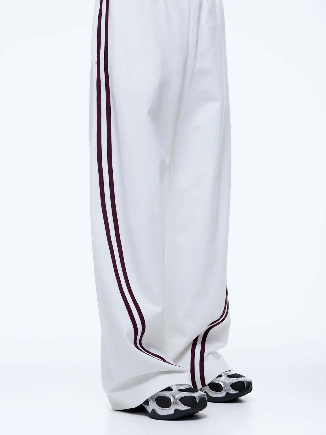 Ena Pelly Valentina Jersey Pant Cream Burgundy