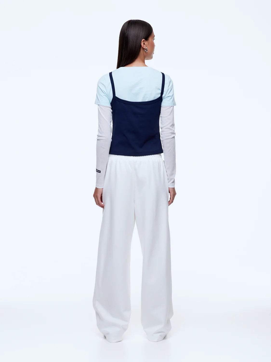 Ena Pelly Valentina Jersey Pant Cream Burgundy