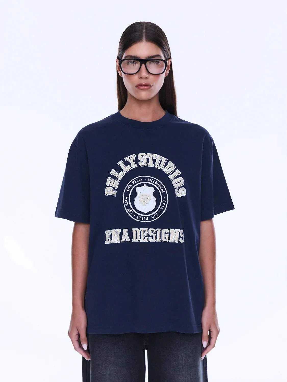 Ena Pelly Sophia Relaxed Tee Washed Ink