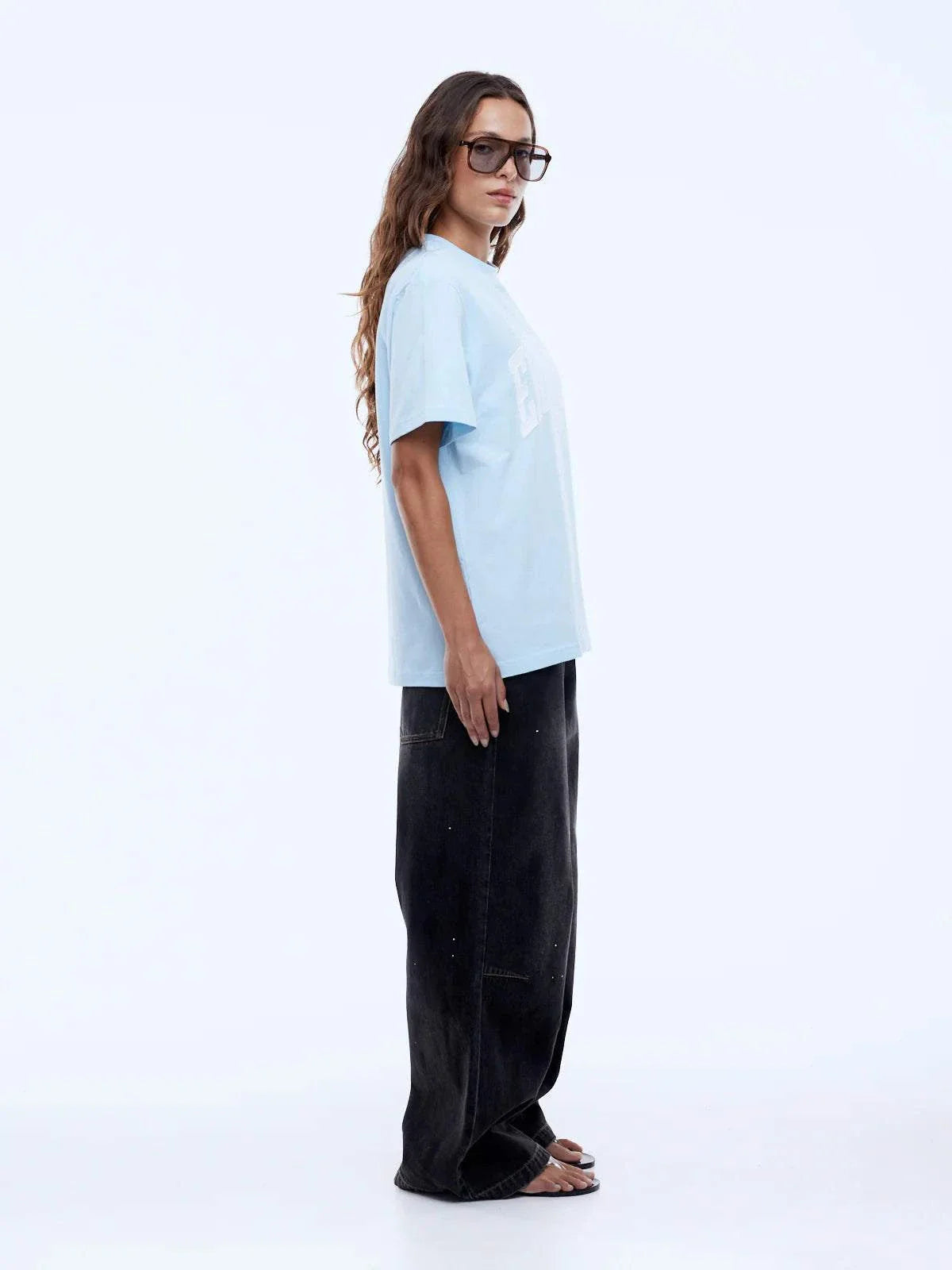 Ena Pelly Collegiate Tee Light Blue