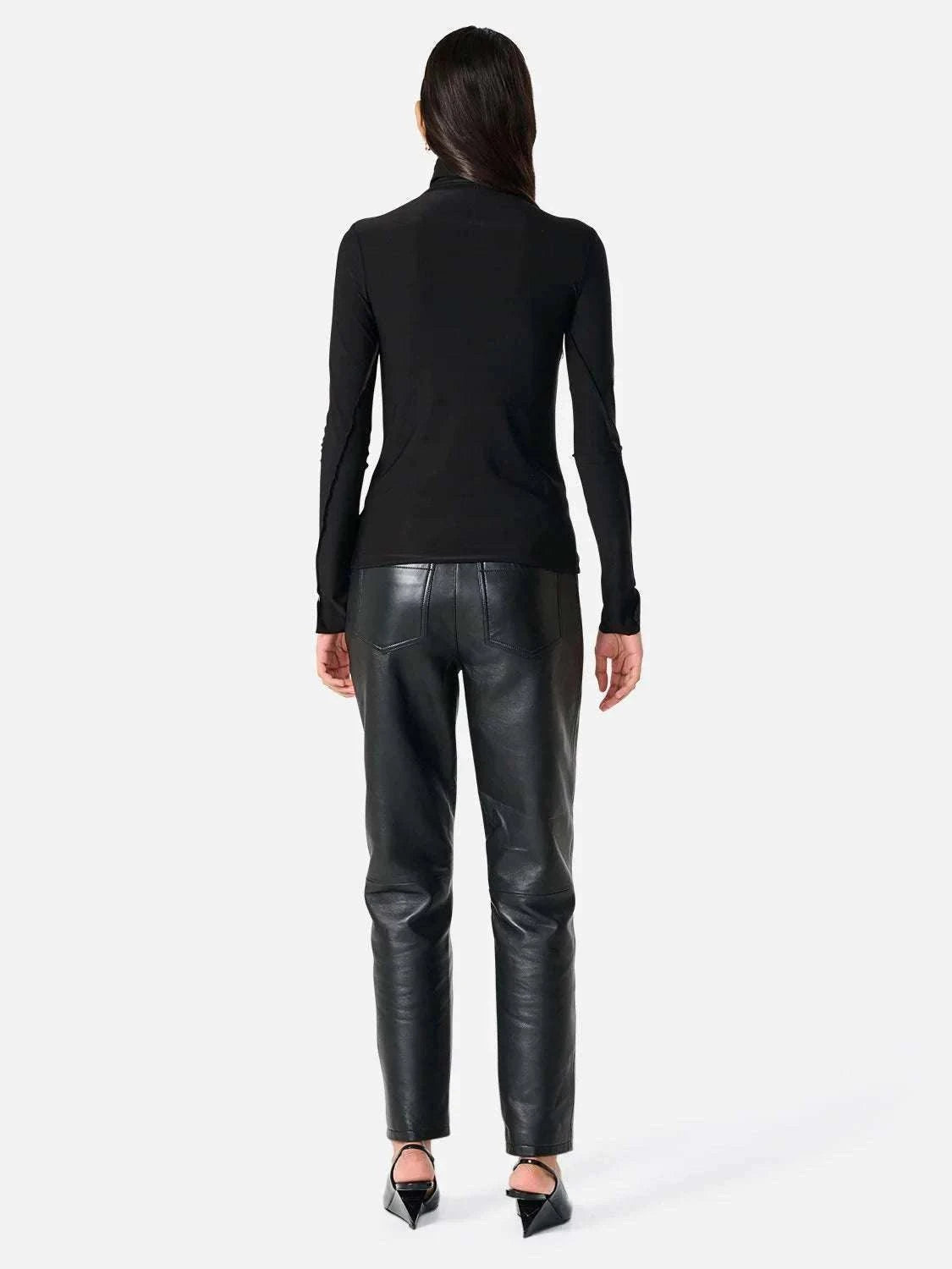 Ena Pelly Freya Long Sleeve Top Black