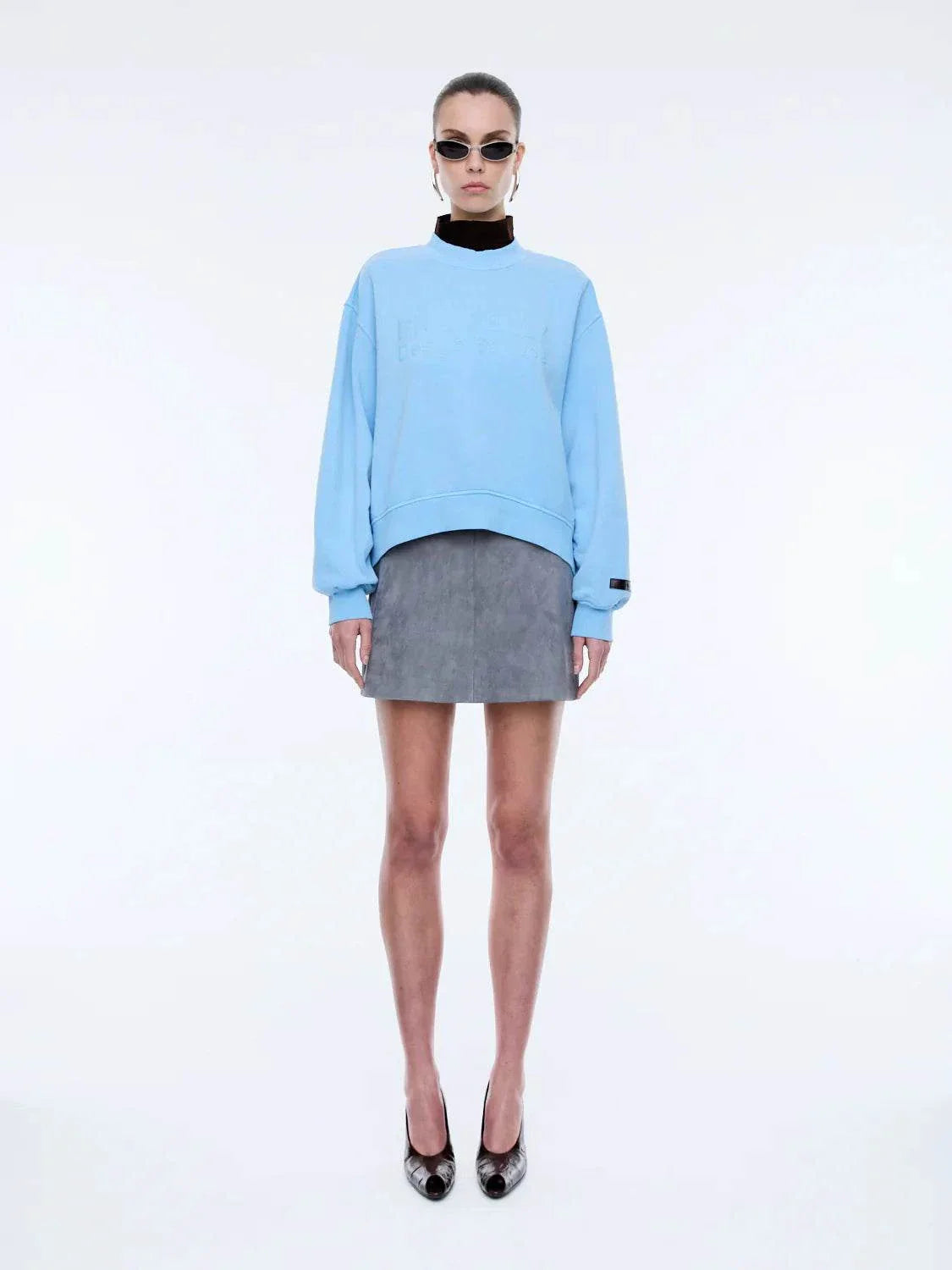 Ena Pelly Timeless Sweatshirt Cornflower