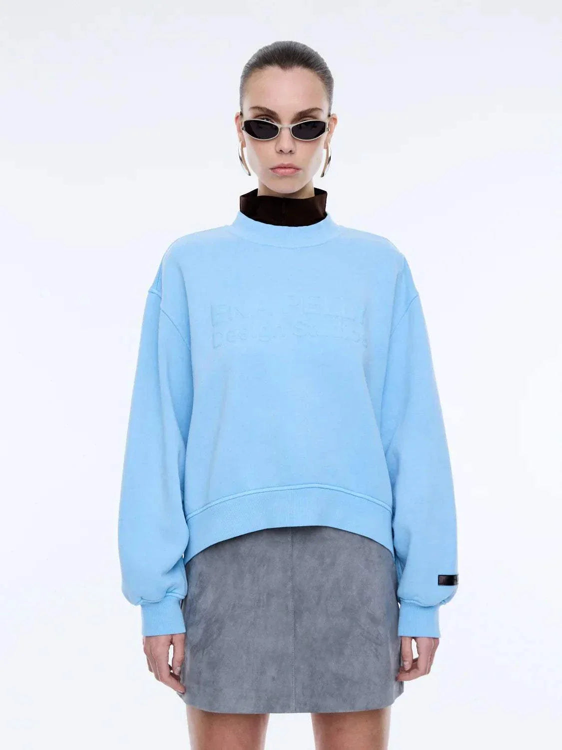 Ena Pelly Timeless Sweatshirt Cornflower