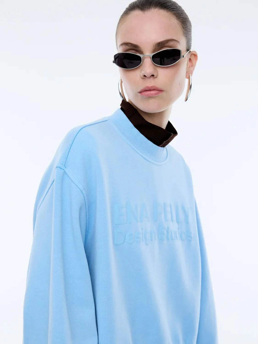 Ena Pelly Timeless Sweatshirt Cornflower