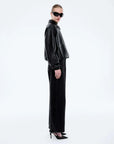 Ena Pelly Arizona Leather Jacket Black