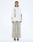 Ena Pelly Tiled Floral Long Sleeve