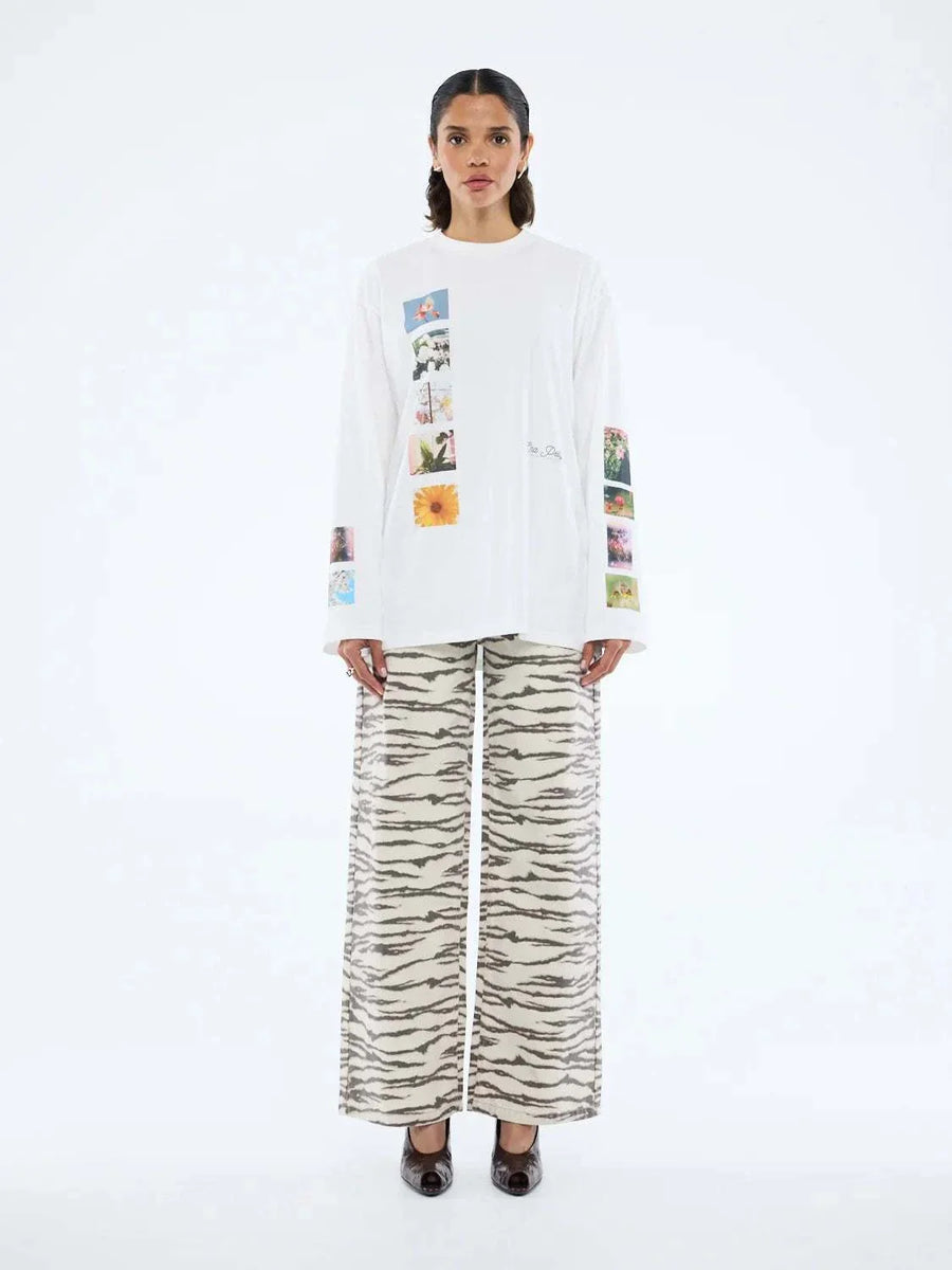 Ena Pelly Tiled Floral Long Sleeve