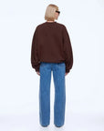 Ena Pelly Mila Oversized Sweater Chocolate