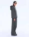 Ena Pelly Cassie Oversized Hoodie Washed Olive