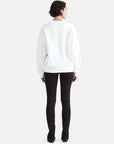 Ena Pelly Bouquet Relaxed Sweater Vintage White