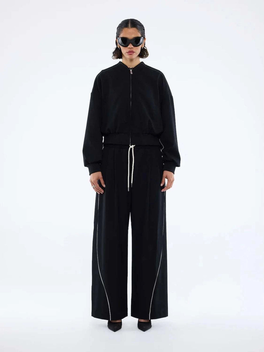 Ena Pelly Bowie Bomber Jacket Black