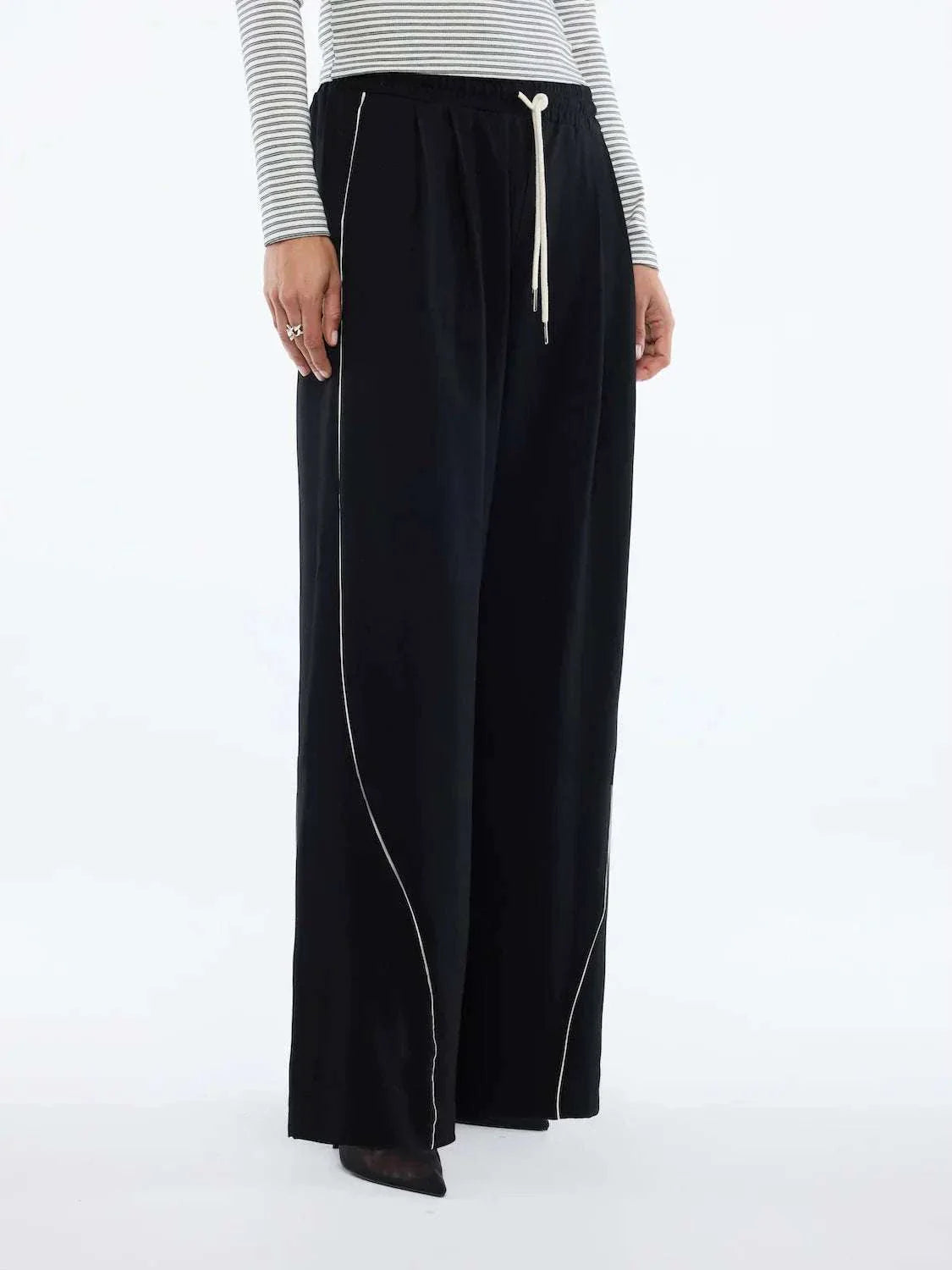 Ena Pelly Bowie Wide Leg Pant Black