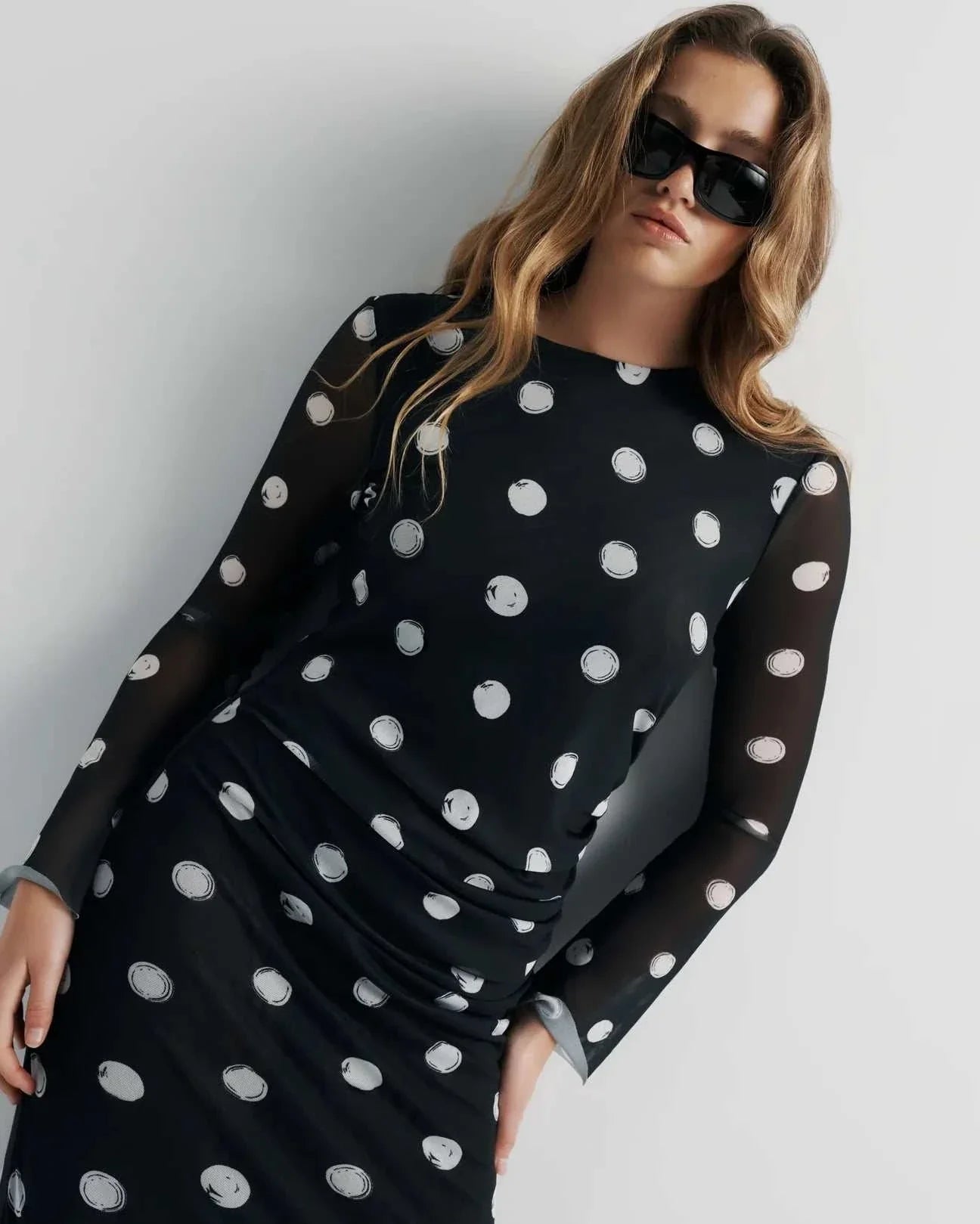 Romy Clara Mesh Dress Spot