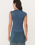 Rowie Elara Twist Top Steel Blue