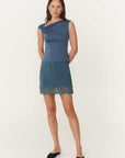 Rowie Elara Twist Top Steel Blue