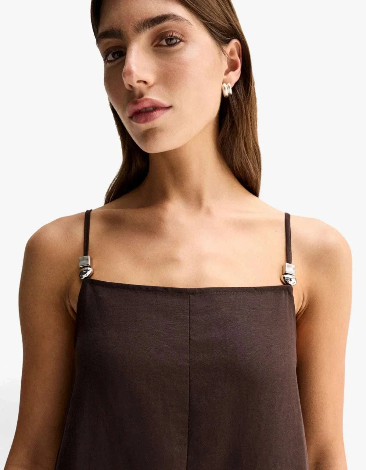 Elka Collective Carlo Maxi Dress Chocolate