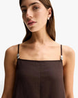 Elka Collective Carlo Maxi Dress Chocolate