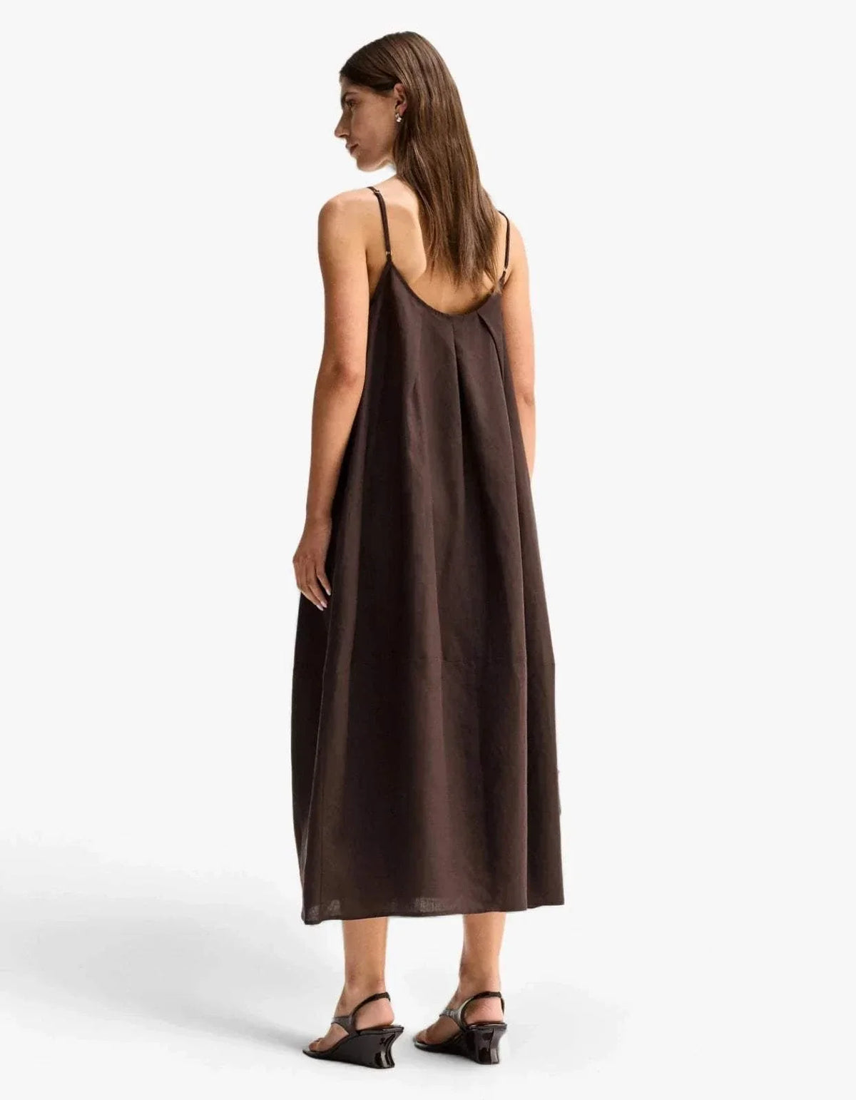 Elka Collective Carlo Maxi Dress Chocolate