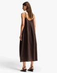 Elka Collective Carlo Maxi Dress Chocolate
